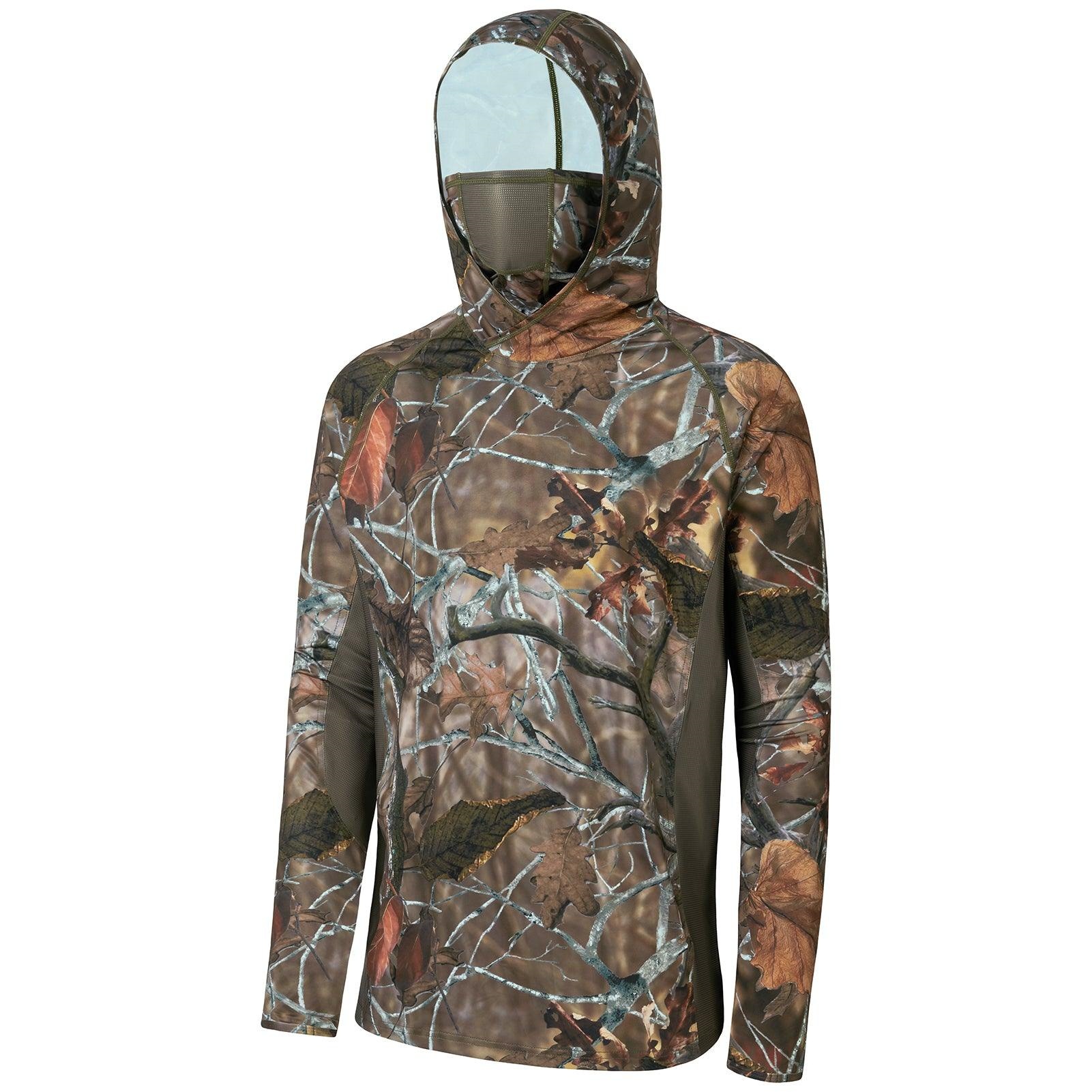Fishing Mask Sun Protection - Camiseta con capucha para hombre, con