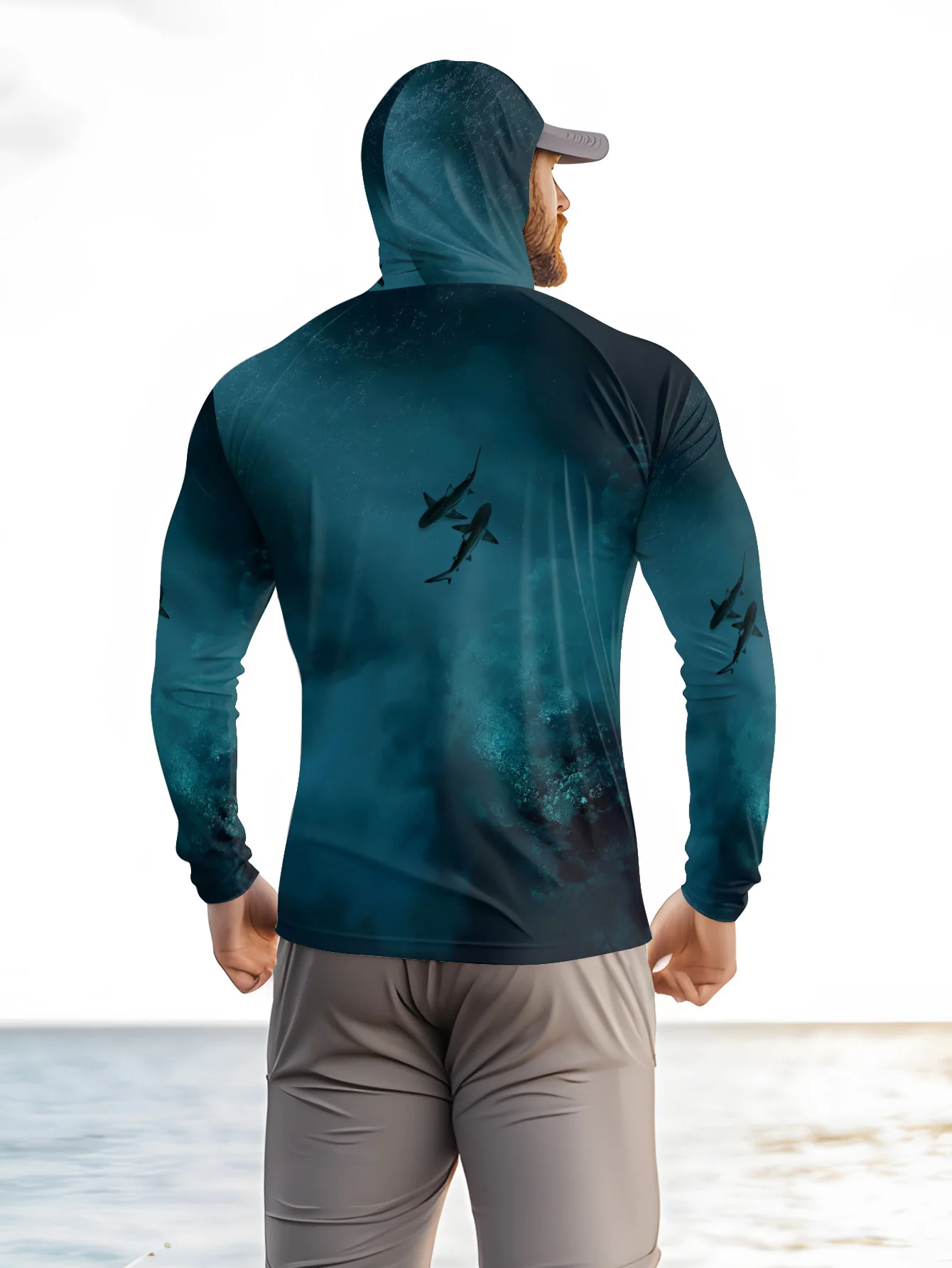 Sudadera con capucha para pesc - Fishing Mask Sun Protection reseña y precio