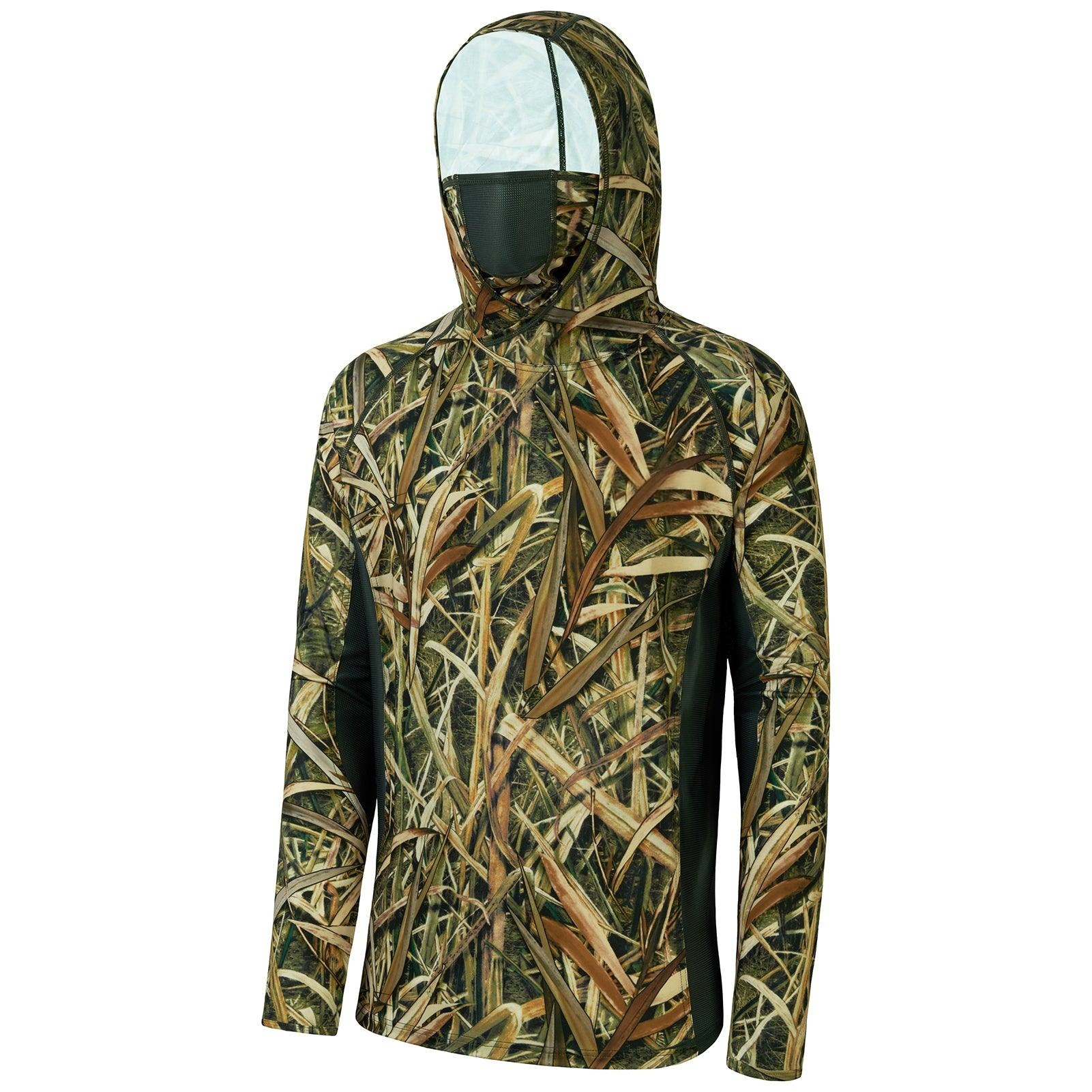 Camiseta con capucha para homb - Fishing Mask Sun Protection reseña y precio