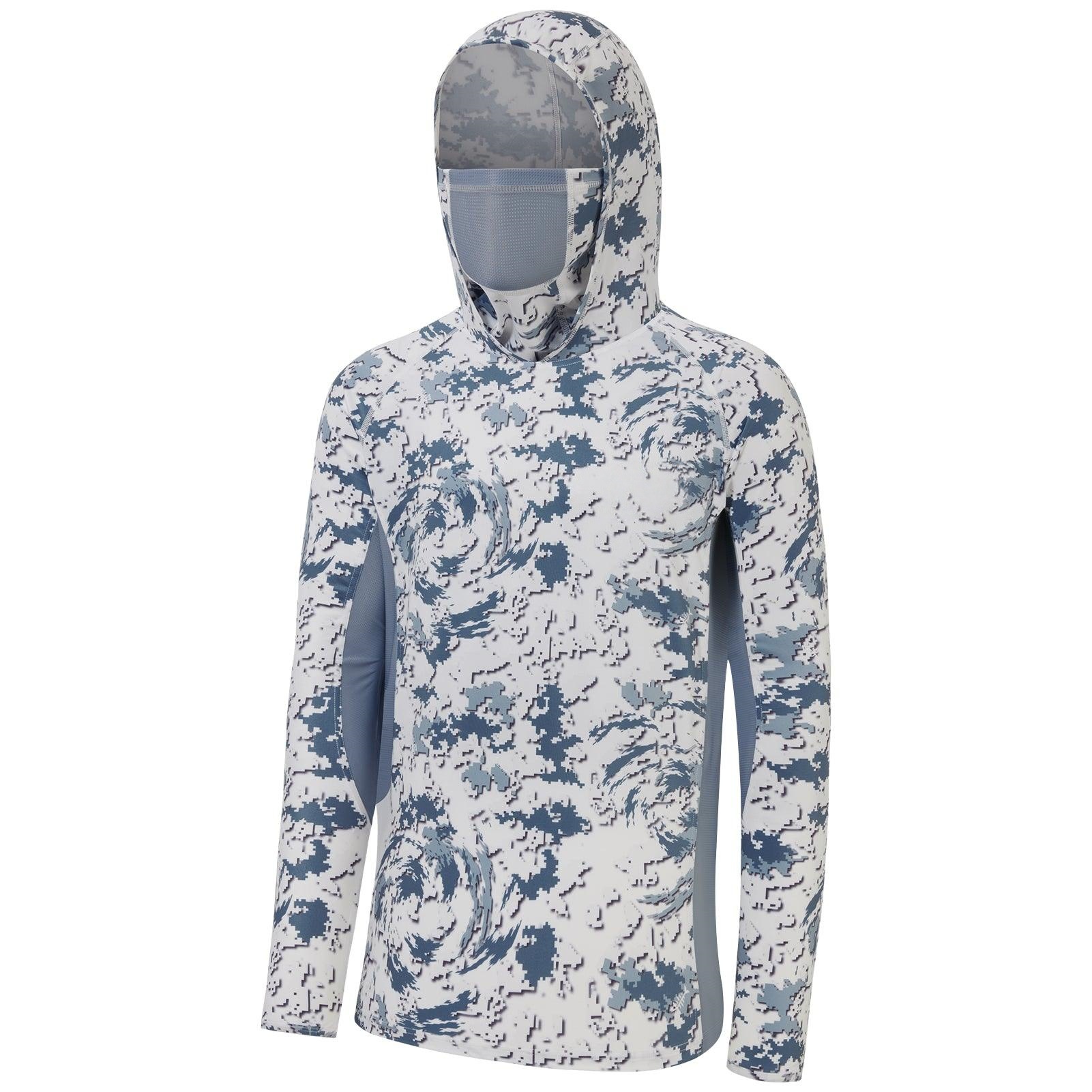 Camiseta con capucha para homb - Fishing Mask Sun Protection reseña y precio