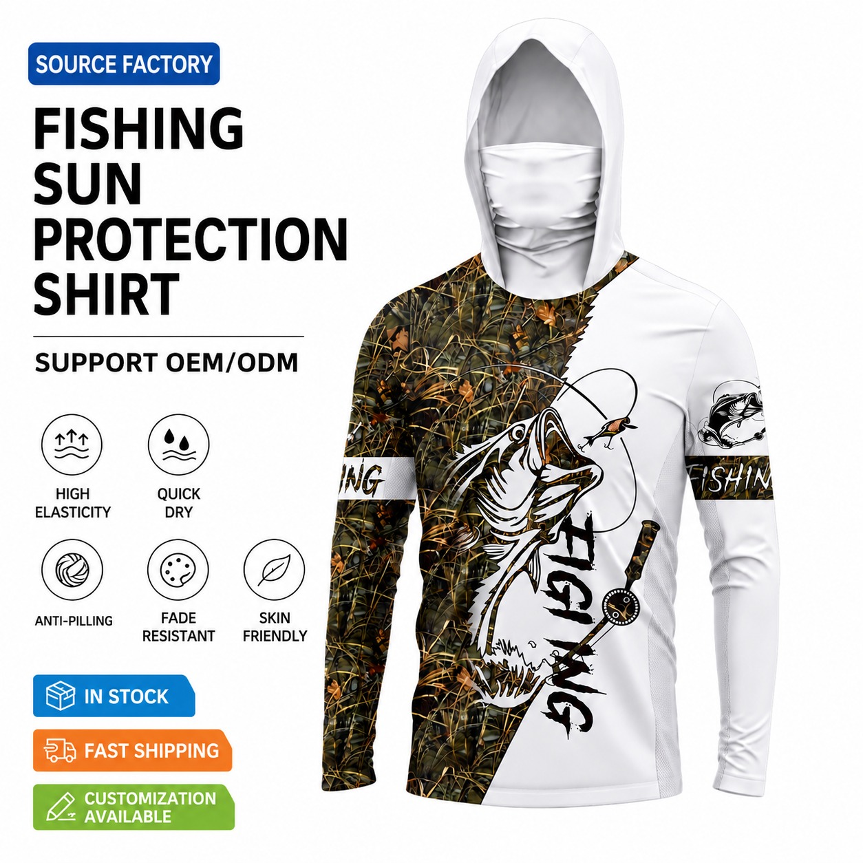 MALFC 1PC Camiseta de pesca co - Fishing Shirt Uv Protection reseña y precio