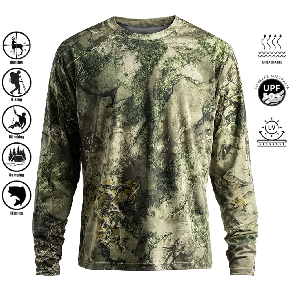 Camiseta de manga larga para h - Fishing Shirt Uv Protection reseña y precio